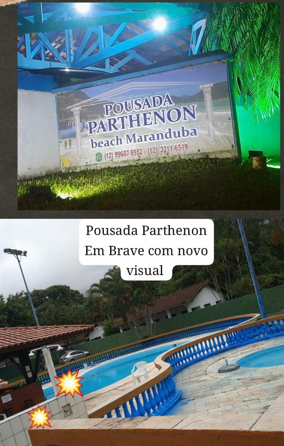 אובטובה Pousada Parthenon Maranduba מראה חיצוני תמונה